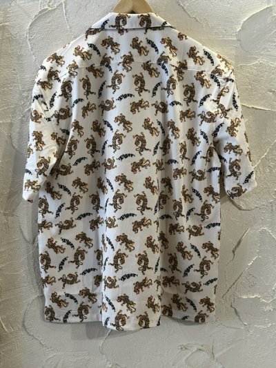 画像2: ALCARZA/OPEN SHIRTS TIGER  WHITE