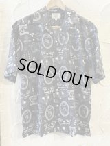 (再入荷) ALCARZA/OPEN SHIRTS STICKER  CHARCOAL