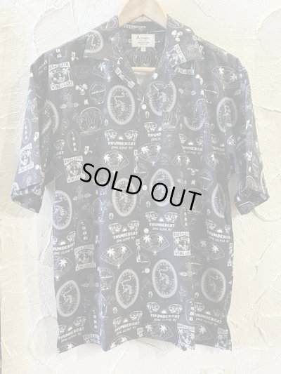 画像1: (再入荷) ALCARZA/OPEN SHIRTS STICKER  CHARCOAL
