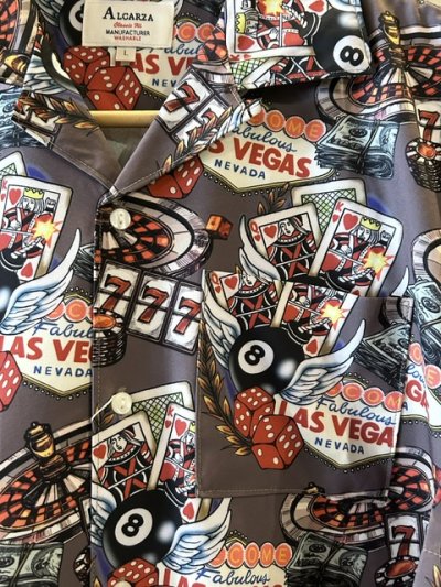 画像3: ALCARZA/OPEN SHIRTS CASINO  GRAY