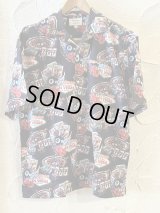 (再入荷)　ALCARZA/OPEN SHIRTS CASINO  BLACK