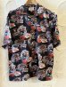 画像1: ALCARZA/OPEN SHIRTS CASINO  BLACK (1)