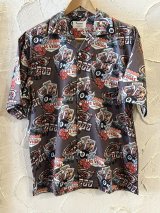 (再入荷) ALCARZA/OPEN SHIRTS CASINO  GRAY