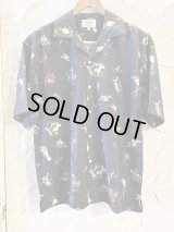 (再入荷) ALCARZA/OPEN SHIRTS TATOO  CHARCOAL