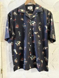 ALCARZA/OPEN SHIRTS TATOO  CHARCOAL