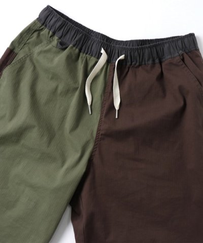 画像3: GYMMASTER/STRETCH HERRINGBONE EASY SHORTS  CHARCOAL