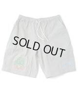 GYMMASTER/GOOD BOY EMBROIDERY SHORTS  GRAY