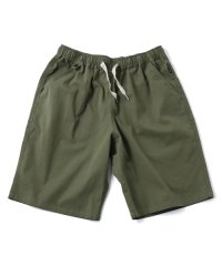 GYMMASTER/STRETCH HERRINGBONE EASY SHORTS OLIVE