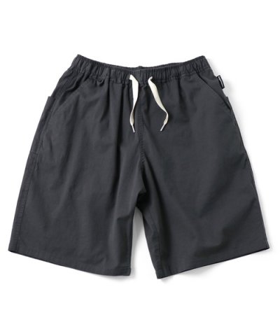 画像1: GYMMASTER/STRETCH HERRINGBONE EASY SHORTS  CHARCOAL