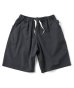 画像1: GYMMASTER/STRETCH HERRINGBONE EASY SHORTS  CHARCOAL (1)