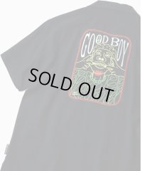GYMMASTER/GOOD BOY EMBROIDERY SHIRTS  BLACK