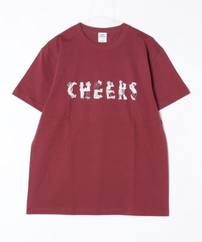 画像1: GYMMASTER/CHEERS T  BURGUNDY