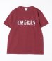 画像1: GYMMASTER/CHEERS T  BURGUNDY (1)