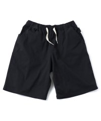 GYMMASTER/STRETCH HERRINGBONE EASY SHORTS  BLACK