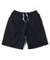 画像1: GYMMASTER/STRETCH HERRINGBONE EASY SHORTS  BLACK (1)