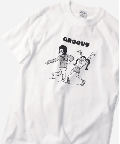 画像1: GYMMASTER/GROOVY T  WHITE