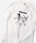画像1: GYMMASTER/GROOVY T  WHITE (1)