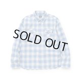 RATS/BOARD CHECK SHIRT  BLUECHECK