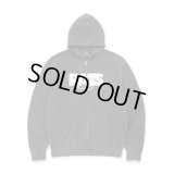 RATS/PIGMENT DYED ZIP HOODIE  BLACK