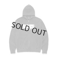 RATS/PIGMENT DYED ZIP HOODIE  BLACK