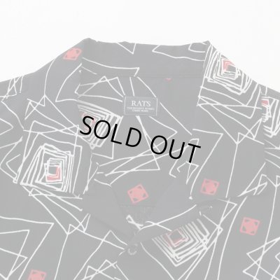 画像3: RATS/GEOMETRIC LS SHIRT  BLACK