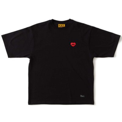画像1: FAT/HEARTee  BLACK