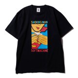 SOFTMACHINE/SMOKING MAN T  BLACK