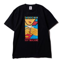 SOFTMACHINE/SMOKING MAN T  BLACK