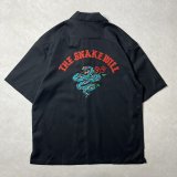 ALCARZA/BACK EMBROIDERY SHIRT SNAKE  BLACK
