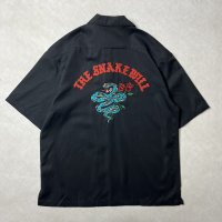 ALCARZA/BACK EMBROIDERY SHIRT SNAKE  BLACK