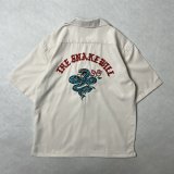 ALCARZA/BACK EMBROIDERY SHIRT SNAKE  OFF.WHITE