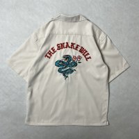 ALCARZA/BACK EMBROIDERY SHIRT SNAKE  OFF.WHITE