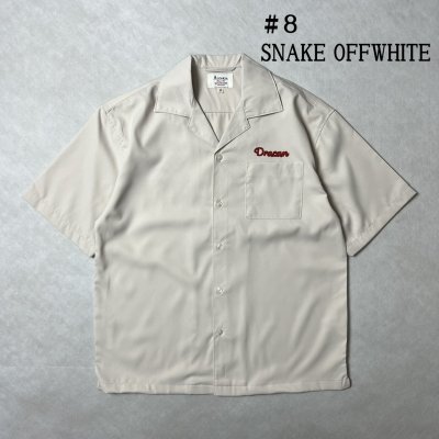 画像2: ALCARZA/BACK EMBROIDERY SHIRT SNAKE  OFF.WHITE