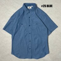 ALCARZA/DUNGAREES WORK SHIRTS  BLUE
