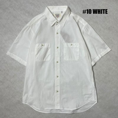 画像1: ALCARZA/DUNGAREES WORK SHIRTS  WHITE