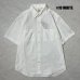 画像1: ALCARZA/DUNGAREES WORK SHIRTS  WHITE (1)