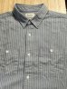 画像3: MACBATROS/STRIPEWORK SHIRT SS  BLUE (3)