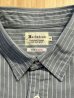 画像5: MACBATROS/STRIPEWORK SHIRT SS  BLUE (5)