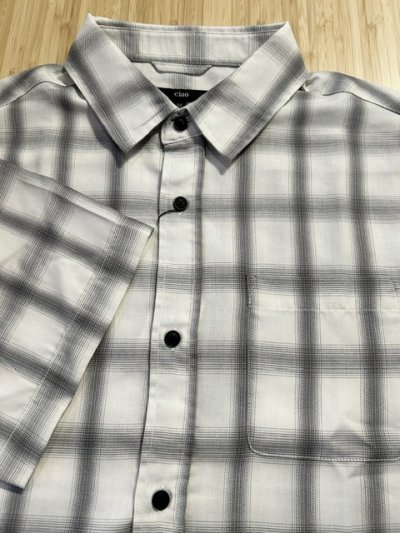 画像4: CIAO/OMBRE CHECK SS SHIRT  WHITE