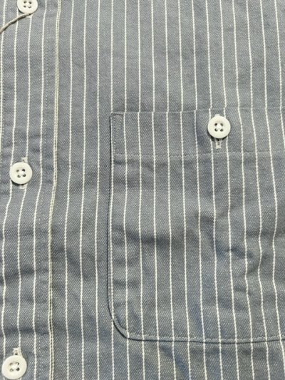 画像4: MACBATROS/STRIPEWORK SHIRT SS  BLUE