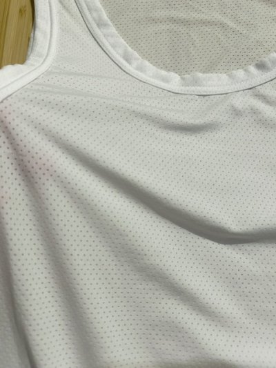 画像4: HANES/NYLON STRETCH MESH TANKTOP  WHITE