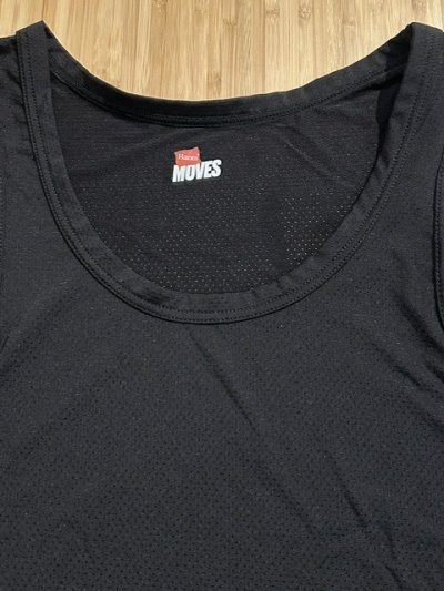 画像3: HANES/NYLON STRETCH MESH TANKTOP  BLACK