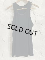 HANES/NYLON STRETCH MESH TANKTOP  BLACK