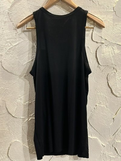 画像2: HANES/NYLON STRETCH MESH TANKTOP  BLACK