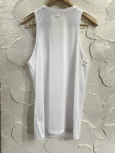 画像2: HANES/NYLON STRETCH MESH TANKTOP  WHITE