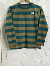 THE NORTH FACE/LS FIELD BORDER T  UTILITY BROWNxGREEN