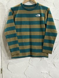 THE NORTH FACE/LS FIELD BORDER T  UTILITY BROWNxGREEN