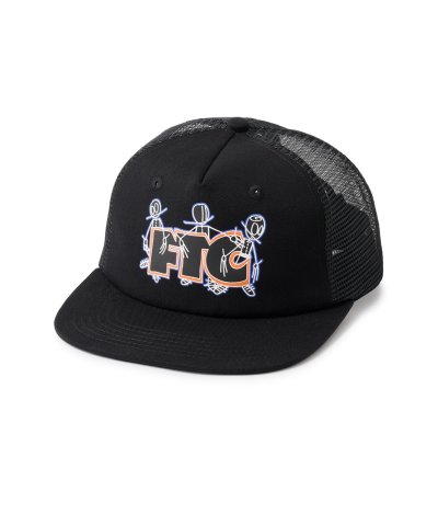 画像1: FTC/OG ELEMENT MESH BACK 5PANEL  BLACK