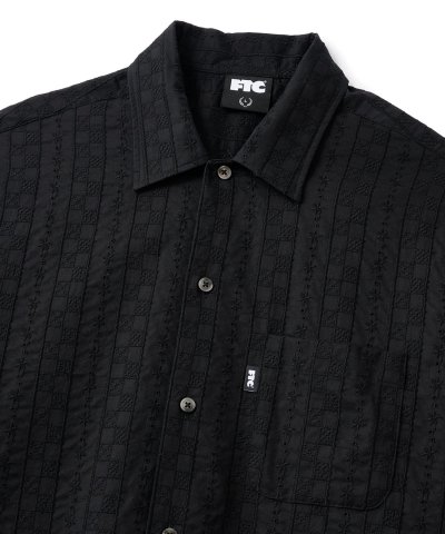 画像2: (再アップ) FTC/CHECKER LACE SHIRTS  BLACK