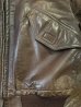 画像9: (USED) GOLDEN BEAR/CWU 45P MODEL LEATHER JKT  BROWN (9)